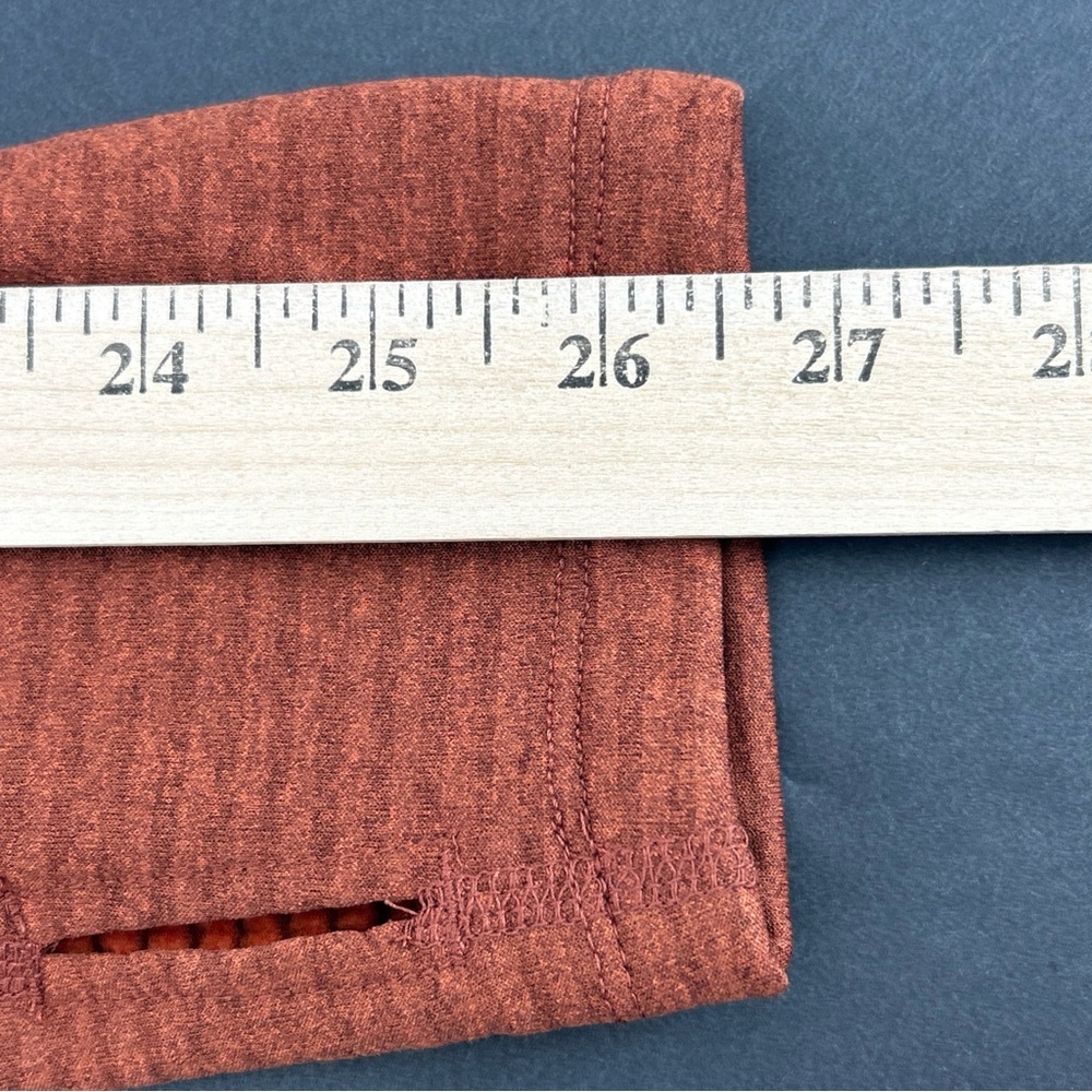 Eddie Bauer Burnt Orange Quarter-Zip Top - Picture 11 of 13
